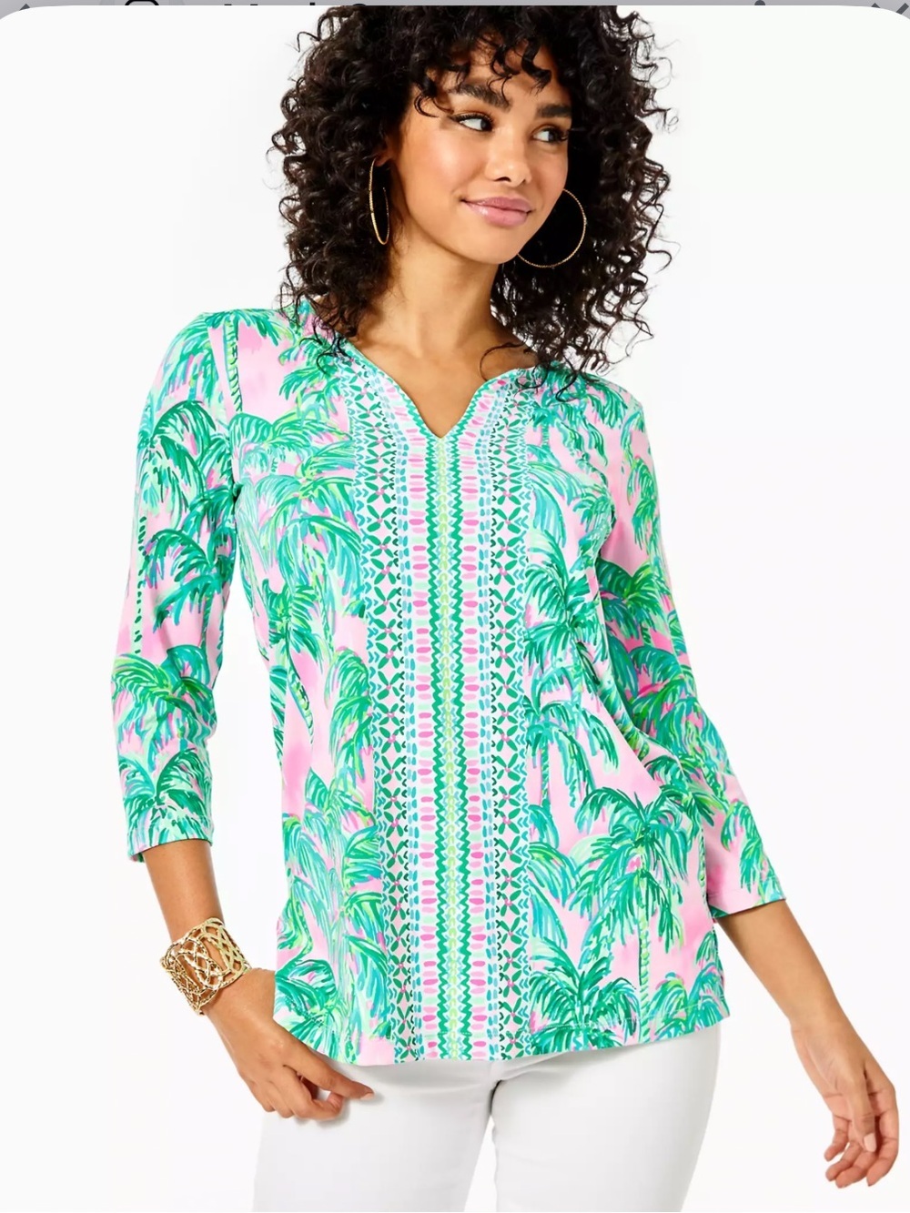 Lilly Pulitzer Chillylilly Top UPF 50+ Size S - Picture 1 of 9